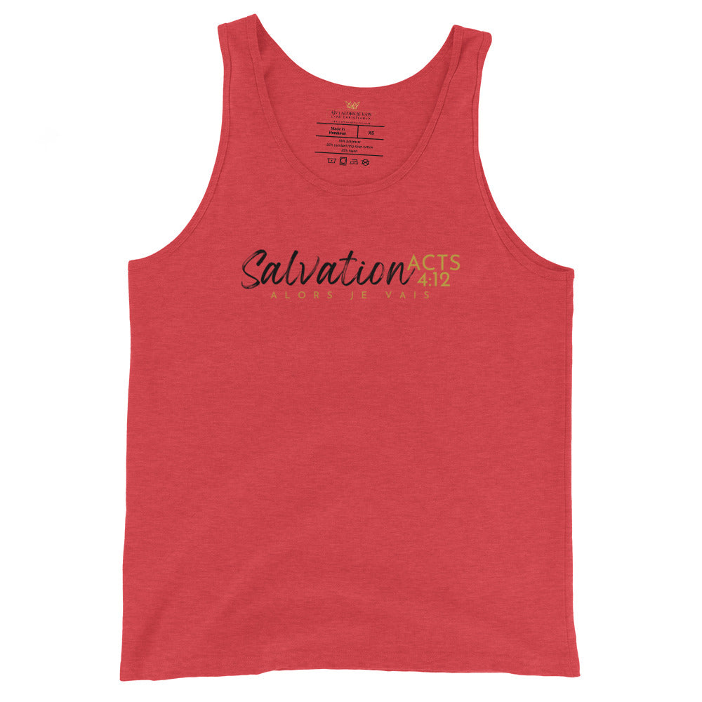 SALVATION - ACTS 4:12 UNISEX TANK TOP (W(STYLE 2)