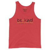 BE KIND, JESUS SAID SO UNISEX TANK TOP (W) GOLD)