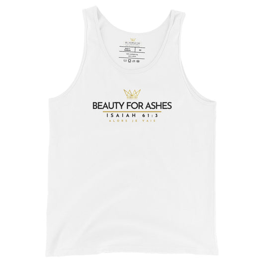 BEAUTY FOR ASHES UNISEX TANK TOP (W) (STLYE CLASSIC)