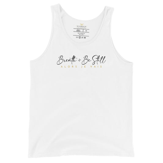 BREATH AND BE STILL UNISEX TANK TOP (W)