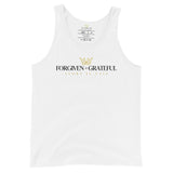 FORGIVEN + GRATEFUL UNISEX TANK TOP CLASSIC STYLE (W)