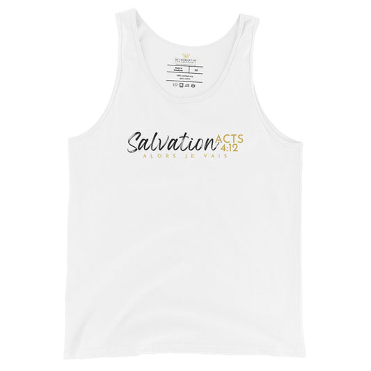 SALVATION - ACTS 4:12 UNISEX TANK TOP (W(STYLE 2)