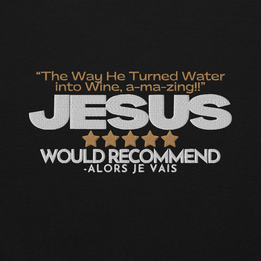 JESUS - THE WAY HE TURNED WATER INTO WINE... SWEATSHIRT (STYLE2)