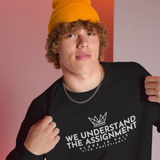 WE UNDERSTAND THE ASSIGNMENT SWEATSHIRT (STYLE CC -B)