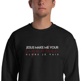 RED SIGNATURE BLESS SWEATSHIRT