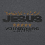 JESUS WONDERFUL AND WORTHY SWEATSHIRT (STYLE 1-W)