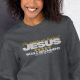 JESUS - HIS EXAMPLE WAS FLAWLESS! SWEATSHIRT (FAV!!!)