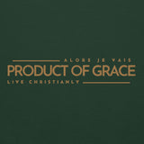 PRODUCT-OF-GRACE SWEATSHIRT (GOLD-W)