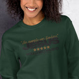 JESUS - HIS EXAMPLE WAS FLAWLESS SWEATSHIRT