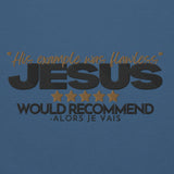 JESUS - HIS EXAMPLE WAS FLAWLESS SWEATSHIRT