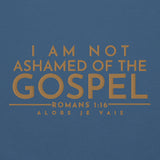 I AM NOT ASHAMED OF THE GOSPEL SWEATSHIRT (GOLD EDITION)!