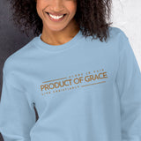 PRODUCT-OF-GRACE SWEATSHIRT (GOLD-W)