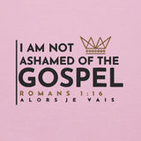 I AM NOT ASHAMED OF THE GOSPEL SWEATSHIRT (STYLE S-W)