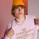 FORGIVEN AND GRATEFUL SWEATSHIRT (GOLD-W)