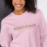 PRODUCT-OF-GRACE SWEATSHIRT (GOLD-W)