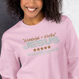 JESUS - WONDERFUL AND WORTHY SWEATSHIRT (STYLE B)