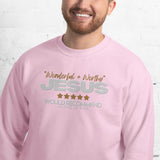 JESUS - WONDERFUL AND WORTHY SWEATSHIRT (STYLE B)