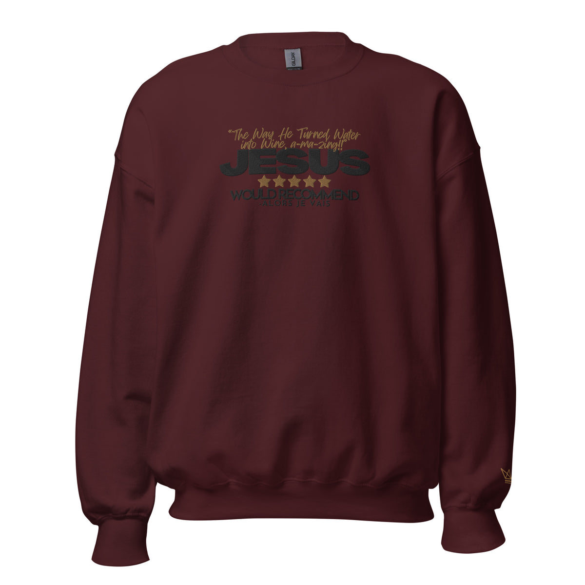 JESUS, WATER + WINE SWEATSHIRT (STYLE MIRACLE)