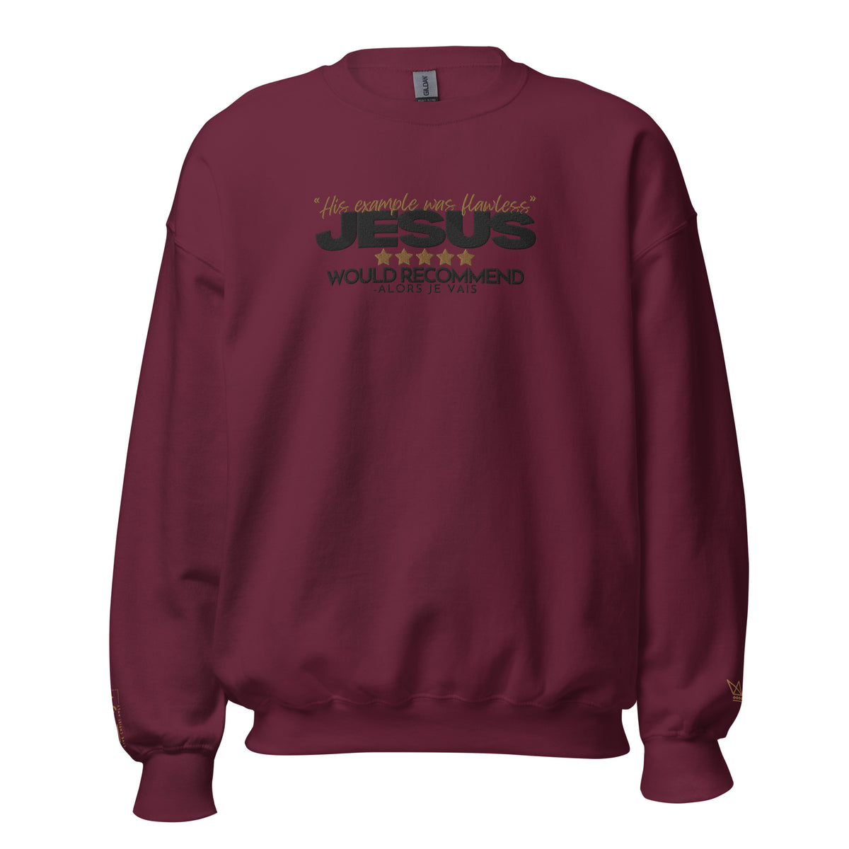 JESUS - HIS EXAMPLE WAS FLAWLESS SWEATSHIRT