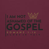 I AM NOT ASHAMED OF THE GOSPEL SWEATSHIRT (STYLE S-W)