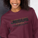 JESUS - HIS EXAMPLE WAS FLAWLESS SWEATSHIRT