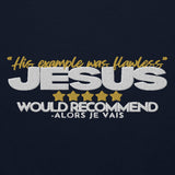 JESUS - HIS EXAMPLE WAS FLAWLESS! SWEATSHIRT (FAV!!!)