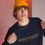 PRODUCT-OF-GRACE SWEATSHIRT (GOLD-W)