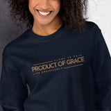 PRODUCT-OF-GRACE SWEATSHIRT (GOLD-W)