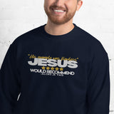 JESUS - HIS EXAMPLE WAS FLAWLESS! SWEATSHIRT (FAV!!!)