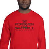 FORGIVEN AND GRATEFUL SWEATSHIRT -CC-W