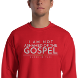 I AM NOT ASHAMED OF THE GOSPEL SWEATSHIRT (STYLE 2-B)