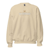 WE UNDERSTAND THE ASSIGNMENT SWEATSHIRT -GOLD ACCENT