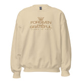 FORGIVEN AND GRATEFUL SWEATSHIRT (GOLD-W)