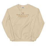 HOPE FAITH LOVE - GOLD Sweatshirt