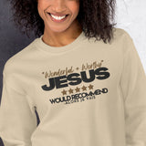 JESUS WONDERFUL AND WORTHY SWEATSHIRT (STYLE 1-W)