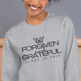 FORGIVEN AND GRATEFUL SWEATSHIRT -CC-W