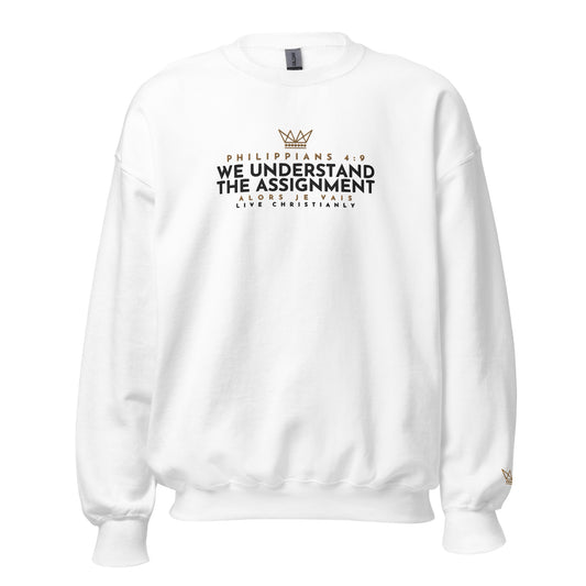 WE UNDERSTAND THE ASSIGNMENT SWEATSHIRT