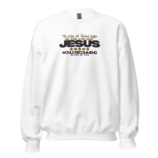 JESUS, WATER + WINE SWEATSHIRT (STYLE MIRACLE)