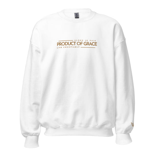 PRODUCT-OF-GRACE SWEATSHIRT (GOLD-W)