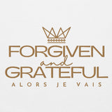 FORGIVEN AND GRATEFUL SWEATSHIRT (GOLD-W)