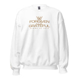 FORGIVEN AND GRATEFUL SWEATSHIRT (GOLD-W)