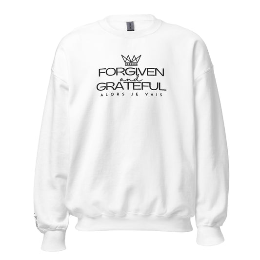 FORGIVEN AND GRATEFUL SWEATSHIRT -CC-W