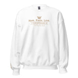 HOPE FAITH LOVE - GOLD Sweatshirt