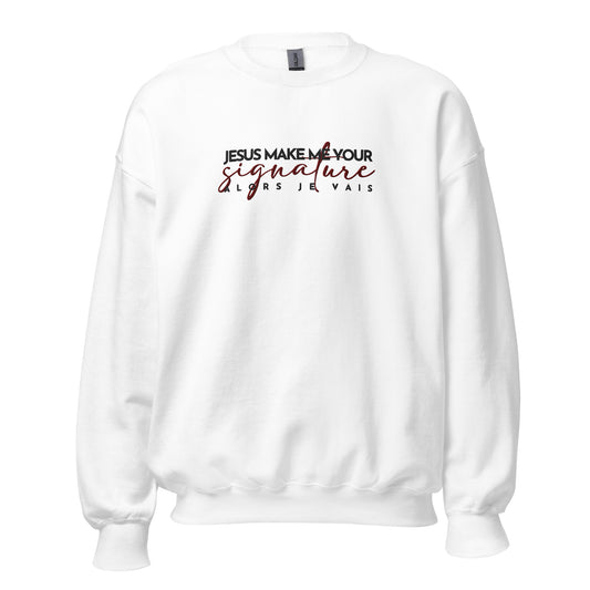 JESUS RED SIGNATURE SWEATSHIRT