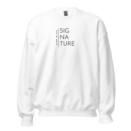 V-SIGNATURE W SWEATSHIRT