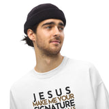 JESUS ... SIGNATURE BOLD+GOLD WORSHIP SWEATSHIRT