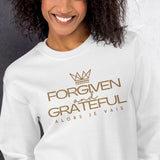 FORGIVEN AND GRATEFUL SWEATSHIRT (GOLD-W)