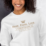 HOPE FAITH LOVE - GOLD Sweatshirt