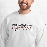 JESUS RED SIGNATURE SWEATSHIRT