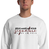 JESUS RED SIGNATURE SWEATSHIRT